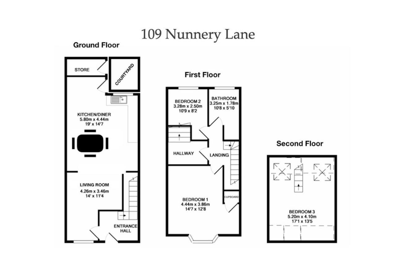 Spencer House & 107 & 109 Nunnery Lane Villa York Eksteriør bilde